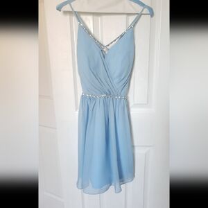 Baby blue dress